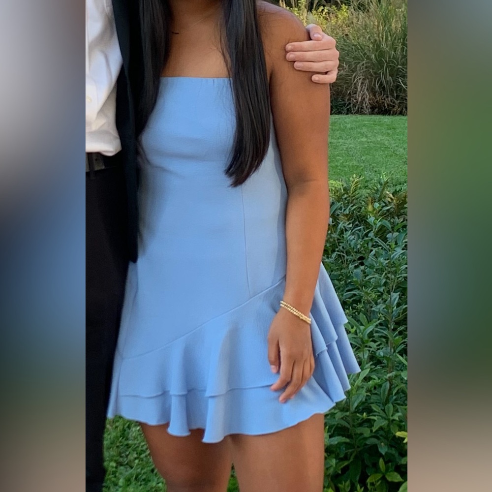 Lucy in the Sky Light Blue Mini Dress